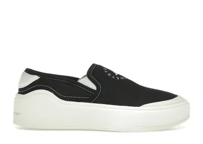 Pre-owned Adidas Originals Men's Adidas Court By Stella Mccartney Sneakers In Core Black/off White/cloud White In Multi