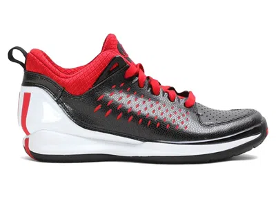 Pre-owned Adidas Originals Men's Adidas D Rose 3 Low Scarlet Red Sneakers In Black/legit Scarelet Red Red/running White