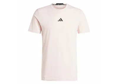 Pre-owned Adidas Originals Men's Adidas Designed For Training Workout Tee Shirt In Sandy Pink Mel