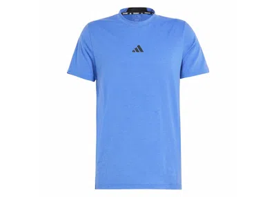 Pre-owned Adidas Originals Men's Adidas Designed For Training Workout Tee Shirt In Semi Lucid Blue