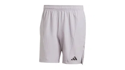Pre-owned Adidas Originals Men's Adidas Designed For Workout Shorts In Glory Grey In Gray