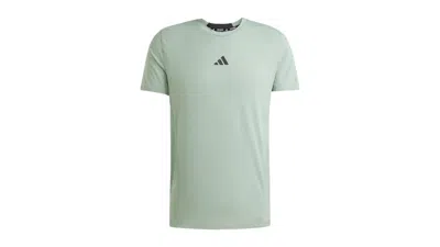 Pre-owned Adidas Originals Men's Adidas Designed For Workout Tee Shirt In Silver Green In Multi