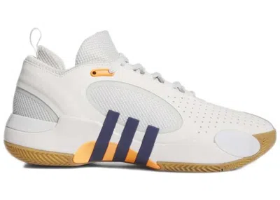 Pre-owned Adidas Originals Men's Adidas D.o.n. Issue #5 White Orange Sneakers In Core White/victory Blue/crystal White