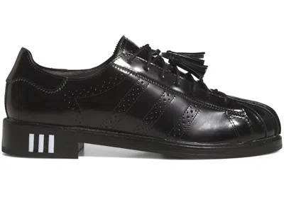 Pre-owned Adidas Originals Men's Adidas Dress Superstar Clot By Edison Chen Black Sneakers In Core Black/cloud White In Multi