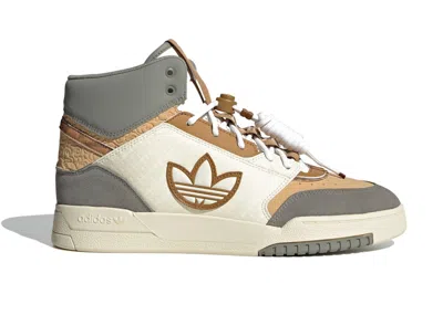 Pre-owned Adidas Originals Men's Adidas Drop Step Xl Sneakers In Cream White/beige/hazbei In Multi