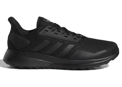 Pre-owned Adidas Originals Men's Adidas Duramo 9 Triple Black (wide) Sneakers In Core Black