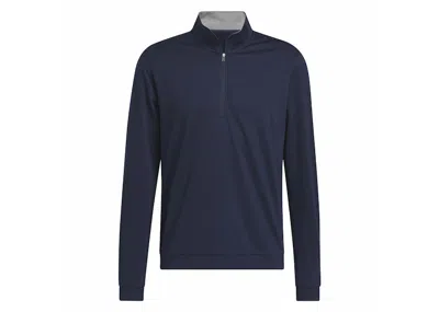 Pre-owned Adidas Originals Men's Adidas Elevated Golf Sweatshirt In Collegiate Navy Blue