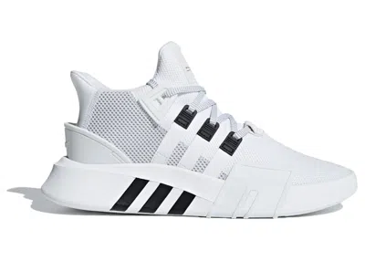 Pre-owned Adidas Originals Men's Adidas Eqt Bask Adv Sneakers In Cloud White/core Black