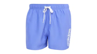 Pre-owned Adidas Originals Men's Adidas Essentials Logo Clx Shorts In Cobalt Blue