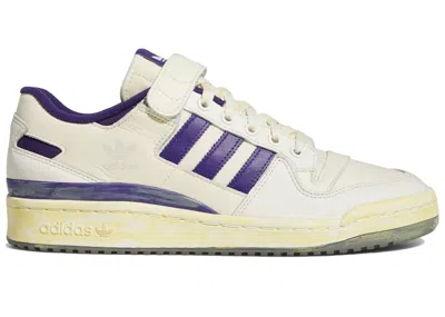Pre-owned Adidas Originals Men's Adidas Forum 84 Low Aec Vintage Pack White Purple Sneakers In Cloud White/collegiate Purple