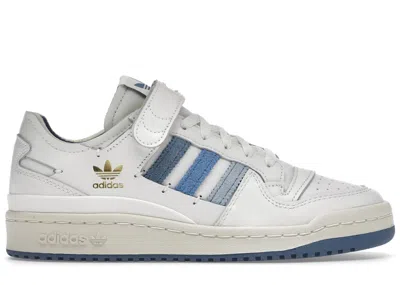 Pre-owned Adidas Originals Men's Adidas Forum 84 Low Pulse Blue Sneakers In Cloudin White/cloud White/altered Blue In Multi