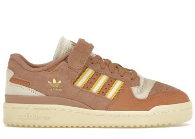 Pre-owned Adidas Originals Men's Adidas Forum 84 Low Sneakers In Clay Strata/cream White/bold Gold