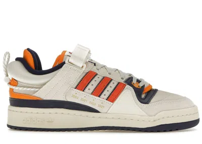 Pre-owned Adidas Originals Men's Adidas Forum Buckle Low Bad Bunny Cangrejeros De Santurce Sneakers In Cream White/bright Red/n In Multi
