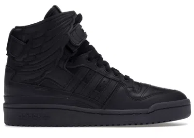 Pre-owned Adidas Originals Men's Adidas Forum Hi Wings 4.0 Jeremy Scott Black Sneakers In Core Black