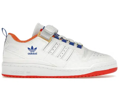Pre-owned Adidas Originals Men's Adidas Forum Low Adilicious City Series Superfly Sneakers In Cloud White/red