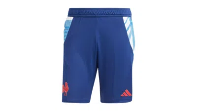 Pre-owned Adidas Originals Men's Adidas France Gym Shorts In Dark Blue