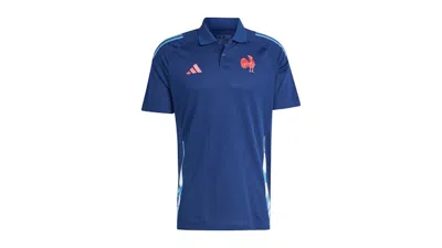 Pre-owned Adidas Originals Men's Adidas France Polo Shirt In Dark Blue