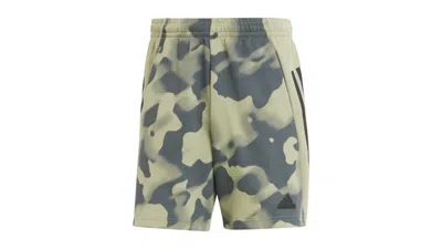 Pre-owned Adidas Originals Men's Adidas Future Icons 3stripes Allover Print Shorts
