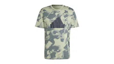 Pre-owned Adidas Originals Men's Adidas Future Icons Badge Of Allover Print T-shirt