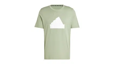 Pre-owned Adidas Originals Men's Adidas Future Icons Badge Of T-shirt In Tent Green