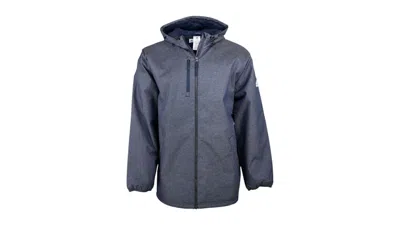 Pre-owned Adidas Originals Men's Adidas Game Built Heavyweight Full Zip Jacket In Blue