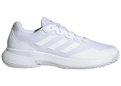 Pre-owned Adidas Originals Men's Adidas Gamecourt 2.0 Sneakers In Cloud White/matte Silver In Multi