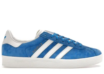 Pre-owned Adidas Originals Men's Adidas Gazelle 85 Sneakers In Blue Bird/footwear White/gold Metallic