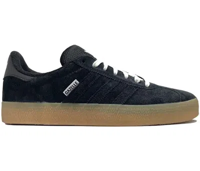 Pre-owned Adidas Originals Men's Adidas Gazelle Adv Black Gum Sneakers In Core Black/cloud White/blue Bird