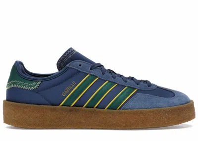 Pre-owned Adidas Originals Men's Adidas Gazelle Crepe Clot By Edison Chen Sneakers In Night Marine/collegiate Green/hazy Yellow