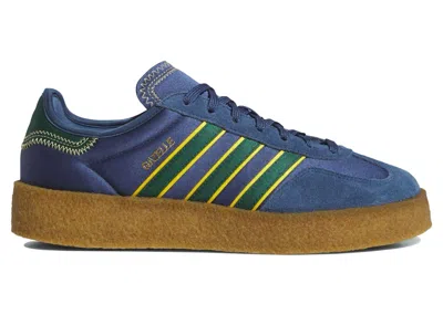 Pre-owned Adidas Originals Men's Adidas Gazelle Crepe Clot By Edison Chen Sneakers In Night Marine/collegiate Green/hazy Yellow