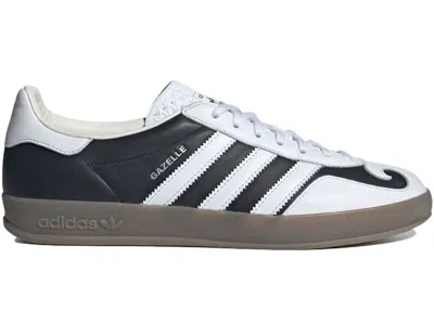 Pre-owned Adidas Originals Men's Adidas Gazelle Indoor Gatsin Pack Black Sneakers In Cloud White/off White/matte Silver