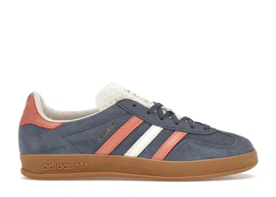 Pre-owned Adidas Originals Men's Adidas Gazelle Indoor Preloved Ink Sneakers In Preloved Ink Mel/wonder Clay/sand Strata