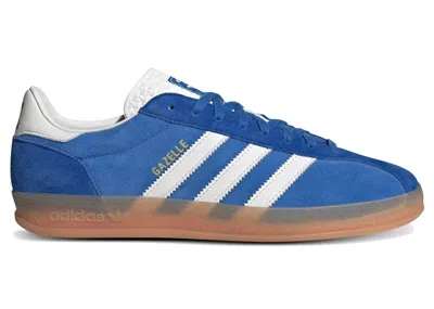 Pre-owned Adidas Originals Men's Adidas Gazelle Indoor Pro Power White Sneakers In Power In Blue/core White/power Blue