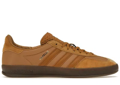 Pre-owned Adidas Originals Men's Adidas Gazelle Indoor Sneakers In Mesa In Brown