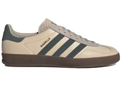 Pre-owned Adidas Originals Men's Adidas Gazelle Indoor Sneakers In Sand Strata/legend Ivy/gum In Multi