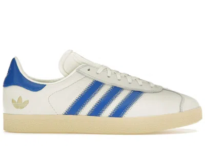 Pre-owned Adidas Originals Men's Adidas Gazelle Shoe Palace Sneakers In Ivory/bold Blue