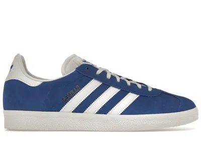 Pre-owned Adidas Originals Men's Adidas Gazelle Sneakers In Blue/cloud White/gold Metallic In Multi
