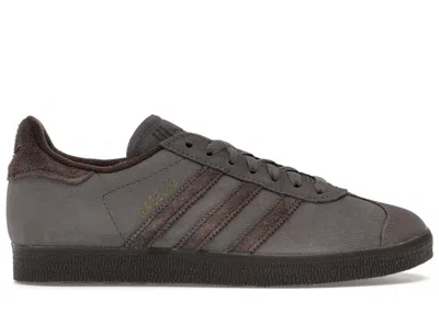 Pre-owned Adidas Originals Men's Adidas Gazelle Sneakers In Dark In Charcoal/ Brown/dark Brown In Multi