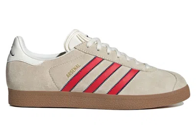 Pre-owned Adidas Originals Men's Adidas Gazelle Terrace Arsenal F.c. Sneakers In Off/white/better Scarelet Redt