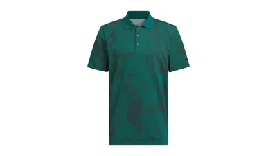 Pre-owned Adidas Originals Men's Adidas Goto Primeknit Polo Shirt In Collegiate Green