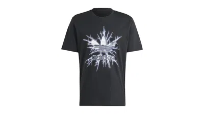 Pre-owned Adidas Originals Men's Adidas Graphic Short Sleeve T-shirt In Black