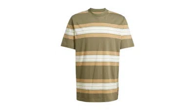 Pre-owned Adidas Originals Men's Adidas Graphic T-shirt In Olive Strata