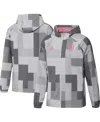 Adidas Originals Men's Adidas Gray Juventus Graphic Raglan Full-zip Windbreaker Jacket In Gray