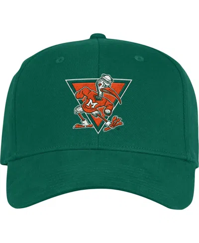 Adidas Originals Men's Adidas Green Miami Hurricanes Vault Slouch Flex Hat