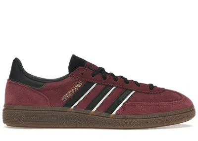 Pre-owned Adidas Originals Men's Adidas Handball Spezial Black Gum Sneakers In Maroon/core Black/crystal White In Multi