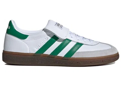 Pre-owned Adidas Originals Men's Adidas Handball Spezial Sneakers In Cloud White/green/dash Grey In Multi