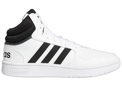 Pre-owned Adidas Originals Men's Adidas Hoops 3.0 Mid Classic Vintage Sneakers In Core Black/cloud White