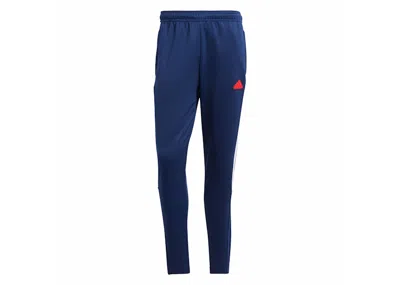 Pre-owned Adidas Originals Men's Adidas House Of Tiro Nations Pack Pants In Team Navy Blue/white/better Scarelet Red In Multi