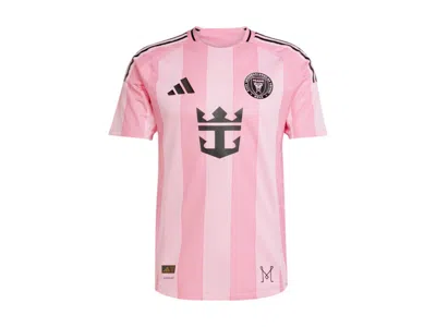 Pre-owned Adidas Originals Men's Adidas Inter Miami Cf 25/26 Messi Home Authentic Jersey In Easy Pink
