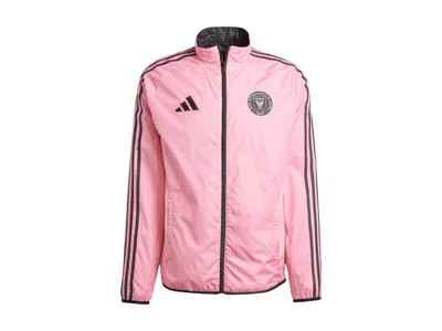 Pre-owned Adidas Originals Men's Adidas Inter Miami Cf Reversible Anthem Jacket In Easy Pink